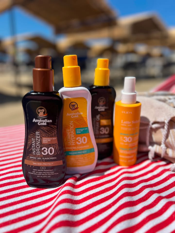 Solari su una spiaggia